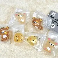 【色違い⁉️】リラックマ クリアマスコットチャーム めじるしアクセサリー　コンプ