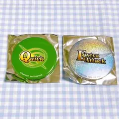 FGO コマンドカード 缶バッジ Quick Extra Attack 非売品