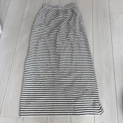 値下げ！コカ　ストライプ タイトロングスカート