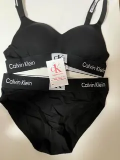 Calvin Klein ブラ＆ショーツ セットアップ 黒 S