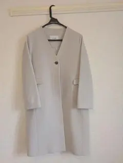 イエナ　IENA ノーカラーコート　36サイズ　S〜M相当