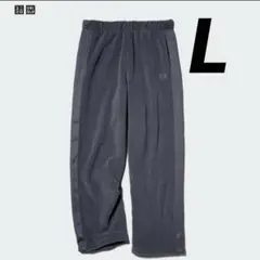 UNIQLO NEEDLES フリースワイドパンツ ダークグレー L