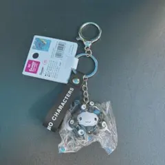 万博サンリオ 黒ミャクミャクなりきりキーホルダー立体マスコット★シナモンロール