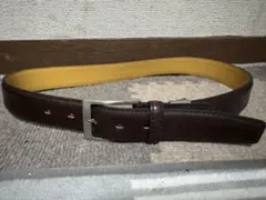 メンズ　レザーベルト ブラウン