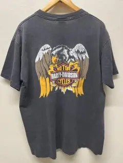 ヴィンテージHarley-Davidsonイーグルグラフィック TシャツサイズL