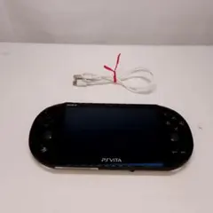 【美品】PS Vita PCH-2000 ブラック 動作確認済 USBケーブル付