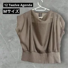 12 Twelve Agenda シアーブラウス キャミソール付き トップスのサムネイル