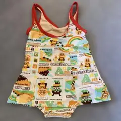 ベビー水着（女の子）3点セット