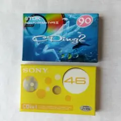 TDK ハイポジ 90分 SONY ノーマル 46分 オーディオカセットテープ