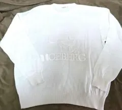 ICEBERG ミッキー ニットセーター ホワイト✨レア 美品✨のサムネイル