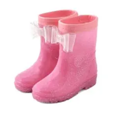 Ampersan キラキラレインシューズ/18センチ