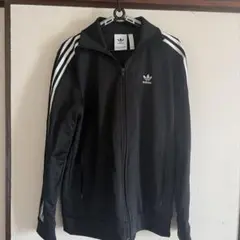 adidas ジップアップジャケット L ブラック