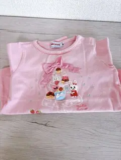 ミキハウス　ロンT 80