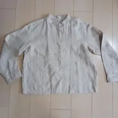 無印良品　麻　シャツジャケット