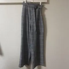 ページボーイ　チェックワイドパンツ　チェックパンツのサムネイル