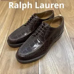 【新品】デッドストック Ralph Lauren クロコダイル 革靴 Uチップのサムネイル