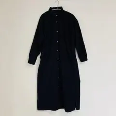 URBAN RESEARCH DOORS シャツワンピース ネイビー 秋冬