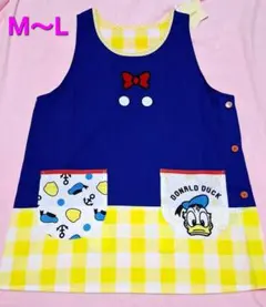 ☆新品★ドナルドダックエプロン M~Lサイズ