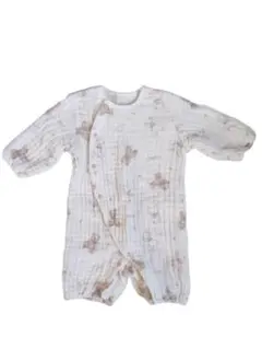 バースデイ　新生児　ガーゼカバーオール（60〜70cm）