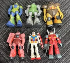 [レアアイテム]ソフビスーツガンダム ミニフィギュア 6体セットのサムネイル