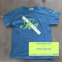 WIND AND SEA ✖️SNC Tシャツ ブルー【Ｌ】のサムネイル