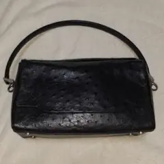 美品☆KEIMS☆オーストリッチ型押しセカンドバッグ - メルカリ