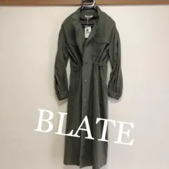 【新品未使用】ボリュームスリーブ ミリタリーコート　blate