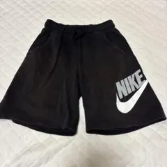 NIKE ナイキ スウェット ハーフパンツ ビッグロゴ 黒 ジュニアXLサイズ