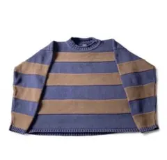 90s OLDGAP ロールネック コットンニット ボーダーのサムネイル