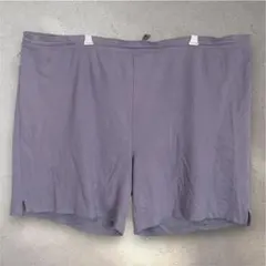 ラッセル 無地 ハーフパンツ ストレート XXL 紫 ポリエステル スポーツのサムネイル