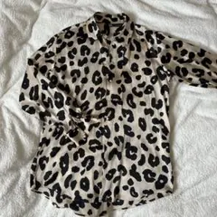 ZARA レオパード オーバーサイズ シャツ