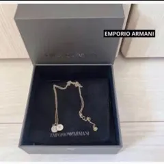 EMPORIO ARMANI レディース　ピンクゴールド　ロゴ　ネックレスのサムネイル