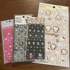 【正規品】ハローキティタイルシール4点セット ギャルキティ ベイビーキティ