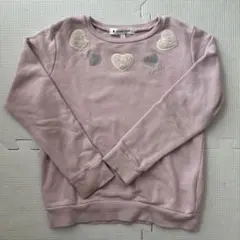 グローバルワーク　ハート　トレーナー　Lサイズ