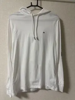 TOMMY HILFIGER フード付きパーカー ホワイト