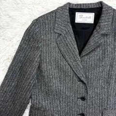 Bowbell グレー ストライプ ブジャケット