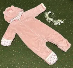 ミキハウス マイクロファー うさぎ カバーオール 防寒オール 607080