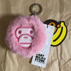 新品　BABY MILO PLUSH DOLL KEYCHAIN マイロピンク
