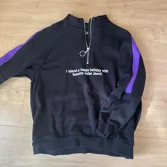 SISTER JENNI ブラック・パープル トレーナー