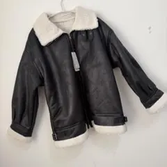 andit フェイクレザーボンバージャケット .22A
