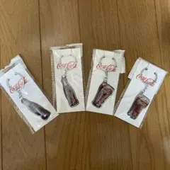 Coca-Cola コカ・コーラ　オリジナルキーホルダー まとめ売り4個　非売品