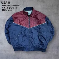 90s~00sUSA製BOATHOUSEナイロンジャケットXXLネイビーレッド