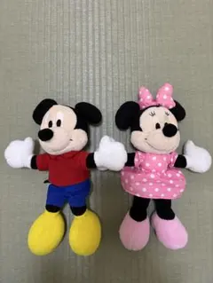 ミッキーマウス ミニーマウス ぬいぐるみ ペアセット