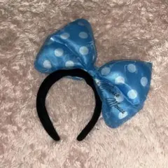 ミニーマウス 水玉リボンカチューシャ