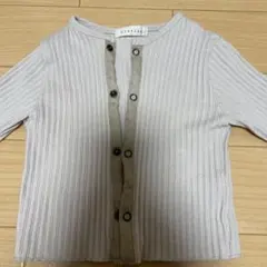 カーディガン　リブ　トップス　キッズ　子供　韓国子供服　モンベベ　monbebe