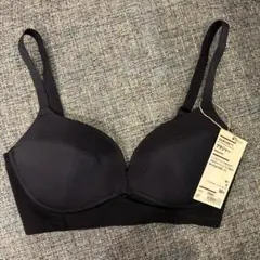 無印良品　無印　☆左右差を調節する ブラジャー 　М+　黒 ブラック
