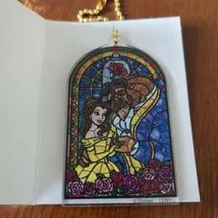 二層アクリルキーホルダー　ディズニー　美女と野獣　ベル　プリンセス