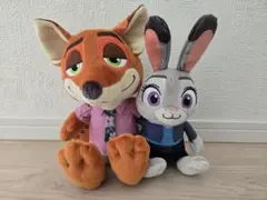 ニック・ワイルドとジュディ・ホップス ぬいぐるみセット