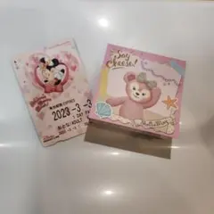 ダッフィーとフレンズ メモ帳 Say Cheese!