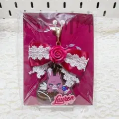 ②Rose Valentine リボンバッグチャーム ローレン・イロアス